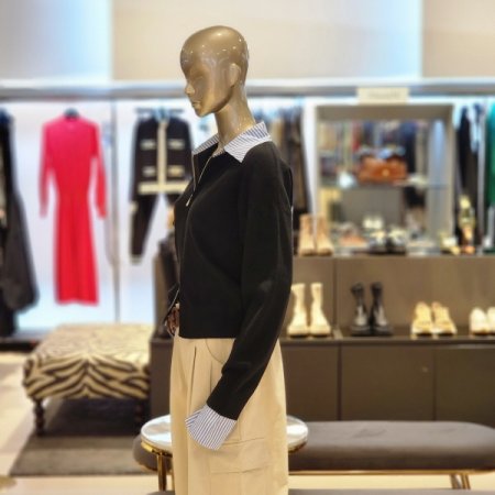 셔츠카라 집업가디건