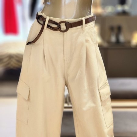 카고 벨트와이드팬츠