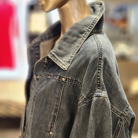 오버핏 데님자켓