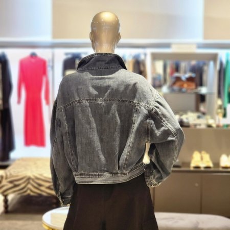 오버핏 데님자켓