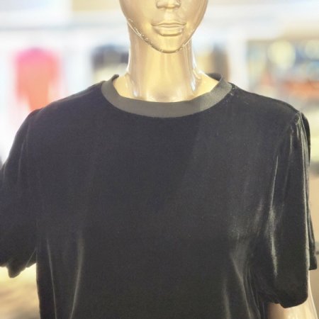 실크 벨벳블라우스