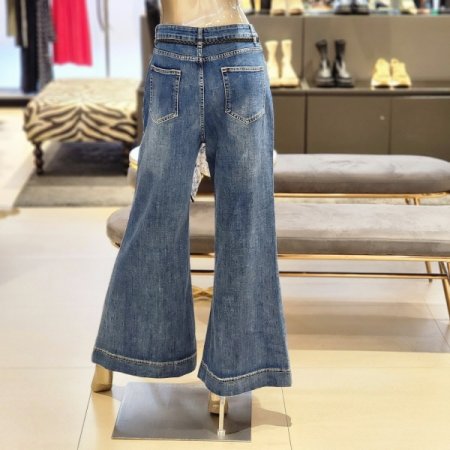 플레어핏 데님 팬츠 벨트세트