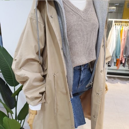 리턴 제이슨 야상 롱점퍼