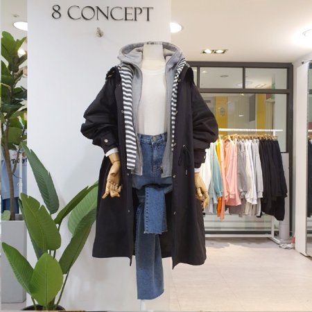 리턴 제이슨 야상 롱점퍼