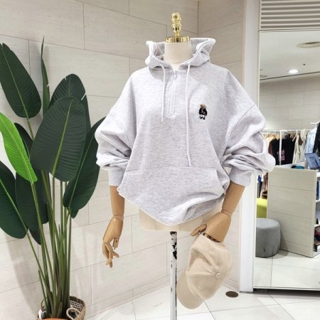 럭비베어 반집업후드