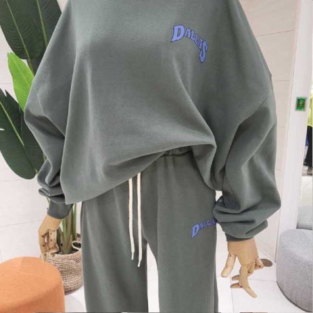 백 프린트 달라스 조거세트