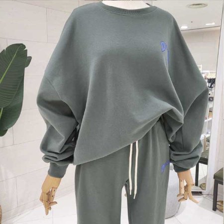 백 프린트 달라스 조거세트