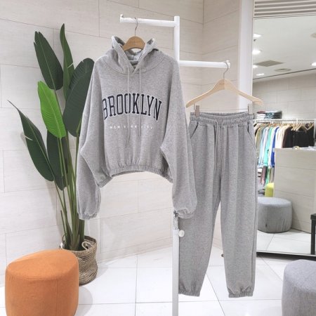 브루클린후드 조거세트