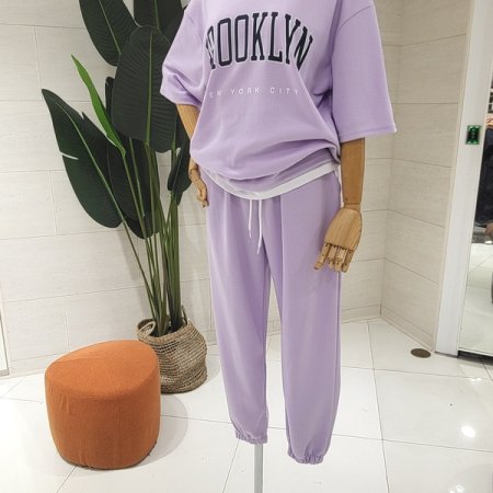 루즈핏 브루클린 반팔세트