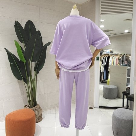 루즈핏 브루클린 반팔세트