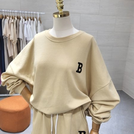 B자수 반바지세트