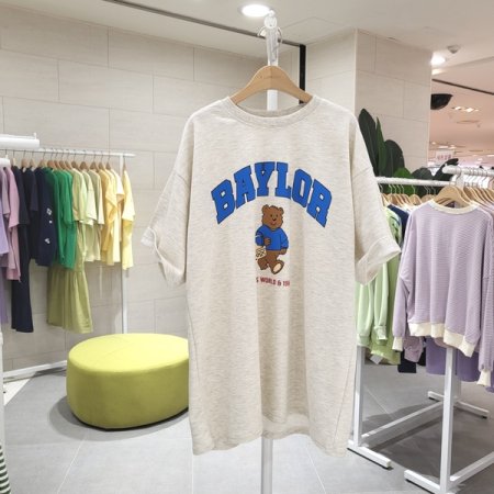 바구니 곰반팔티셔츠