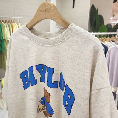 바구니 곰반팔티셔츠