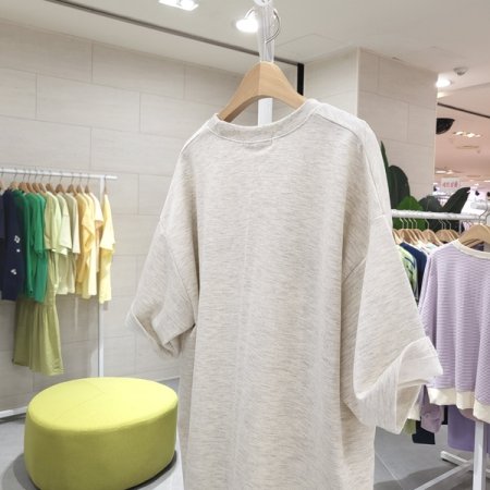 루즈핏 바구니 곰반팔티셔츠