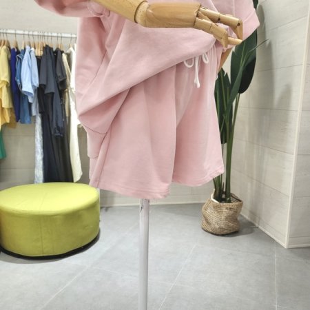 루즈핏 반팔 테니스 반바지세트