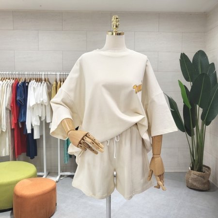 루즈핏 테니스 반바지세트