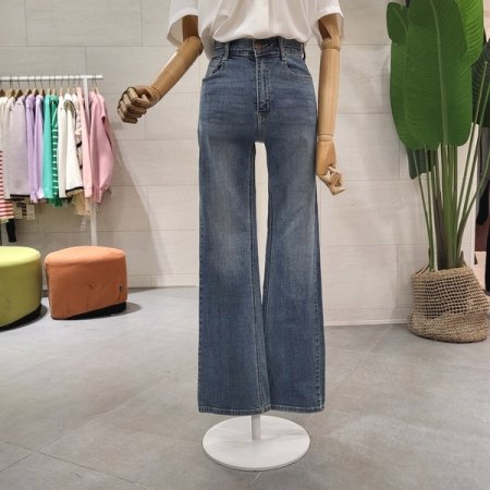 슬림 부츠컷 스판 데님팬츠