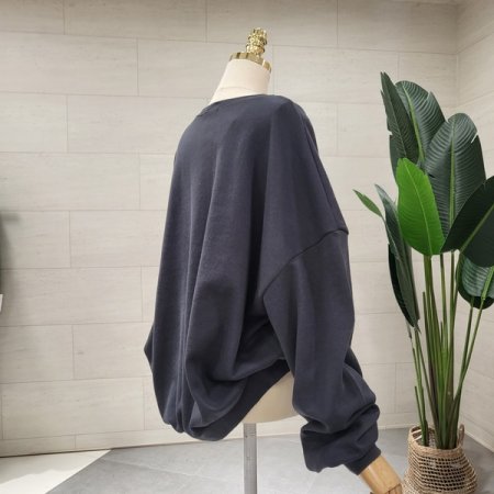 빈티지 프린팅맨투맨