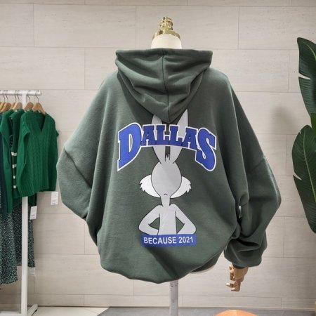 루즈핏 달라스 후드맨투맨