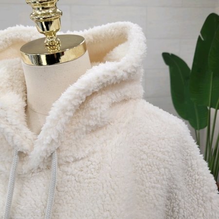 뽀글이 후드맨투맨