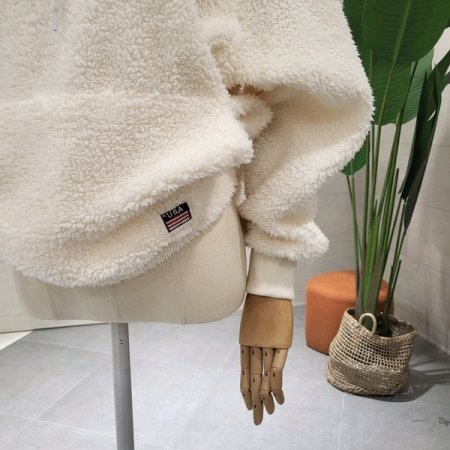 뽀글이 후드맨투맨