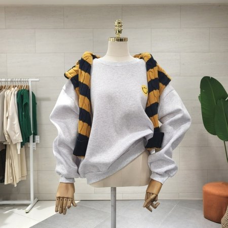 마이 스마일 기모맨투맨