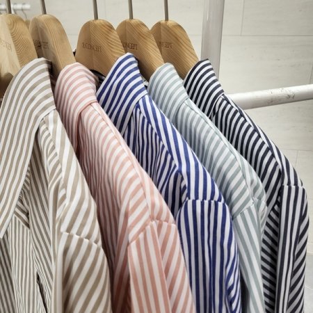 러브자수 스트라이프남방