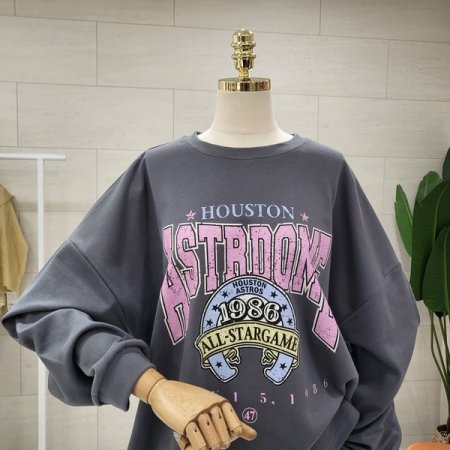 루즈핏 아스트 프린팅티셔츠