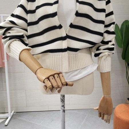 데일리 단가라 집업가디건