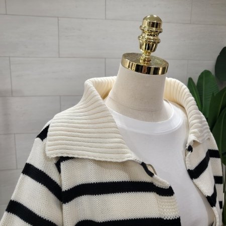 데일리 단가라 집업가디건