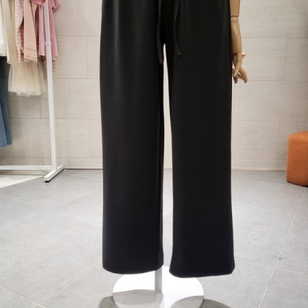 뒷밴딩 주름 찰랑 와이드팬츠