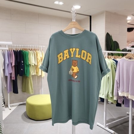 루즈핏 바구니 베어티셔츠