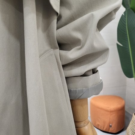 후드 탈부착 트렌치코트