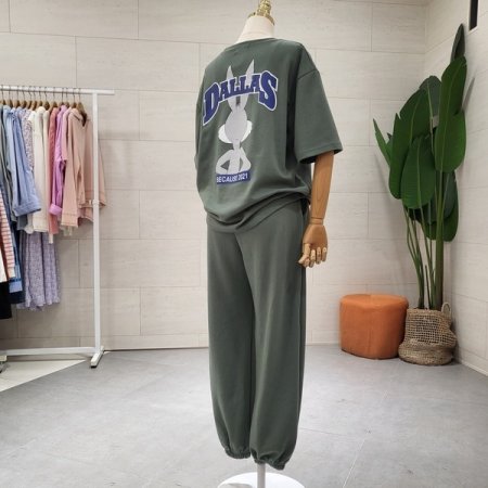 달라달라 반팔 조거세트