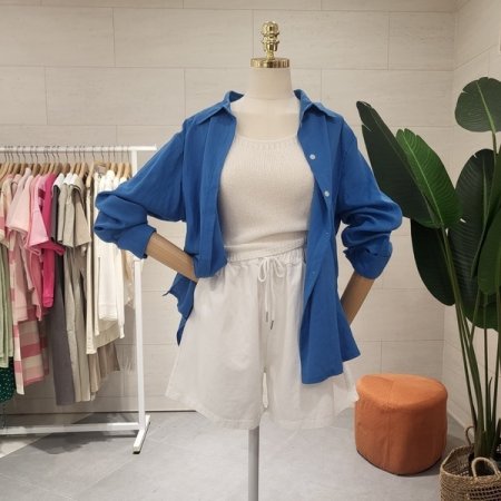 블랑 린넨 컬러남방