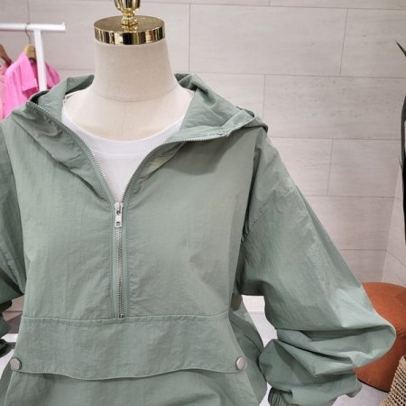 바스락 후드아노락 반바지세트