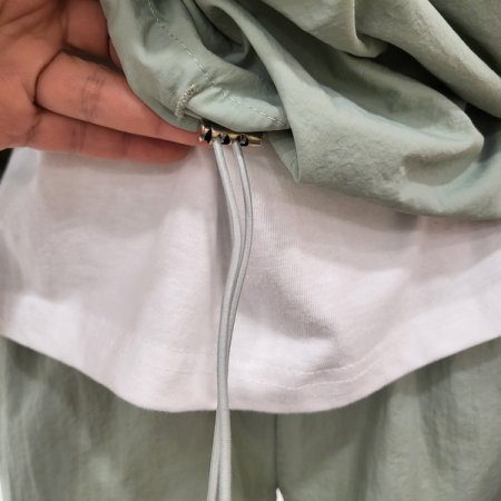 바스락 후드아노락 반바지세트