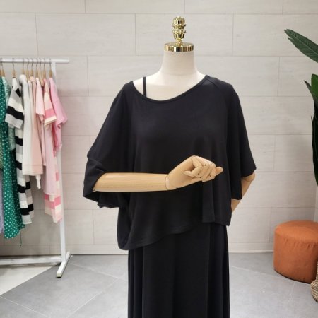 티셔츠세트 롱 나시원스