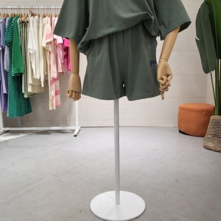 바니달라 백 프린트 반바지세트