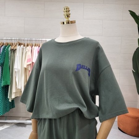 바니달라 백 프린트 반바지세트