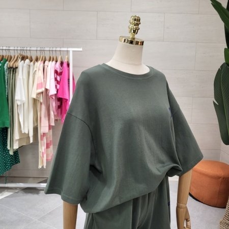 바니달라 백 프린트 반바지세트