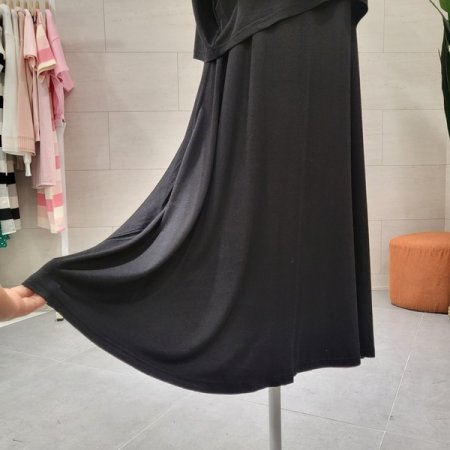 롱 원피스 티셔츠세트