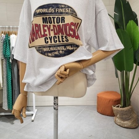 빈티지 프린팅 반팔 티셔츠