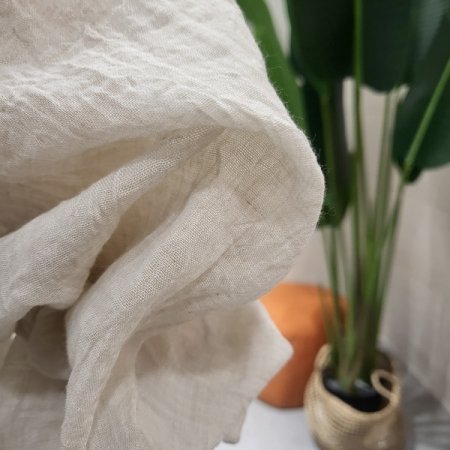 루즈핏 거즈 후드 린넨셔츠