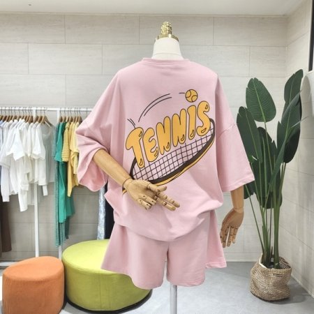 루즈핏 백 테니스세트