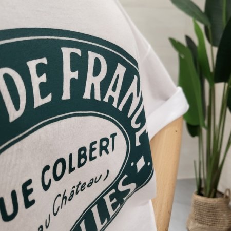 루즈핏 원형레터링 티셔츠