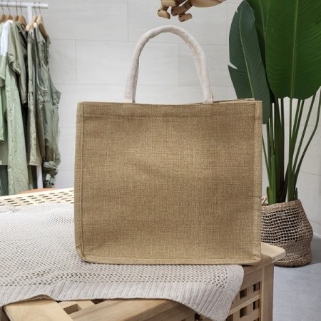 메르 왕골 토트백