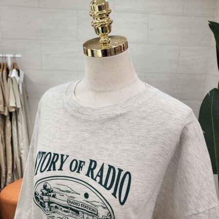 스토리 프린팅 티셔츠
