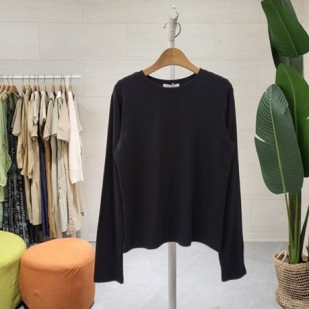 스판 라운드 기본티셔츠