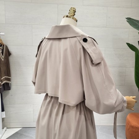 루즈핏 더블 트렌치코트